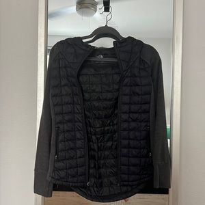 North Face hooded jacket